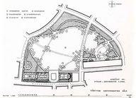 Plan des Vorgebirgsparks in Raderberg (&copy; Stadtkonservator/in, Amt für Denkmalschutz und Denkmalpflege)