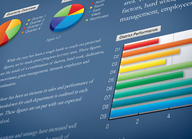Schaubild Statistik mit bunten Diagrammen (&copy; SpiffyJ/iStockphoto.com)