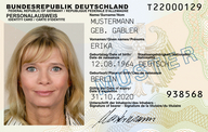 Muster des neuen Personalausweises ab 1. November 2010 (&copy; Bundesministerium des Innern)