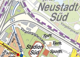 Bezirkskarte mit Bezirksgrenze (&copy; Stadt Köln)