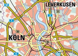 Übersichtsplan 1:300.000 (© Stadt Köln)