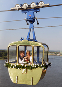 Trauung in der Hochzeitsgondel (© Kölner Seilbahn GmbH)