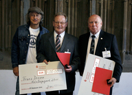 Wolfgang Niedecken mit Josef Thomas und Franz Dresen (&copy; Till Muellenmeister)