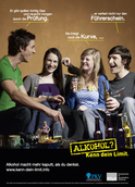 Plakat Kenn dein Limit (&copy; Bundeszentrale für gesundheitliche Aufklärung)