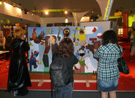 Spielfiguren auf dem Jugendforum NRW 2011 (&copy; Stadt Köln/Wolfgang Fehr)