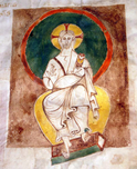 Handschrift aus der Sammlung von Ferdinand Franz Wallraf: Evangeliar aus Sankt Pantaleon - Köln, 9./10. Jahrhundert (&copy; Stadt Köln/Historisches Archiv)