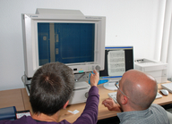 Mikrofilmlesesaal des Historischen Archivs (© Stadt Köln/Arnholz)