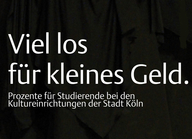 Viel los für kleines Geld (© Stadt Köln/Dezernat für Kunst und Kultur)