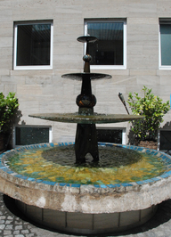 Brunnen im Innenhof des Spanischen Baus (© Inga Schmidt)