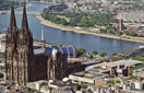 Südwestansicht Dom Rhein