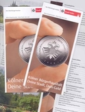 Flyer und Broschüre Kölner Bürgerhaushalt