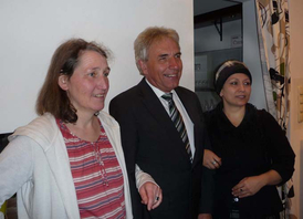 Gabi Schönau, OB Jürgen Roters, Medine Öztürk (&copy; Stadt Köln)