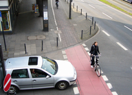 Markierter Radweg (© Stadt Köln/Sabine Bongenberg)