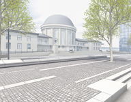 Planung Ottoplatz (&copy; bbzl - böhm benfer zahiri landschaften städtebau)