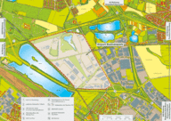 Plan des Gewerbegebietes "Airport Businesspark Köln"