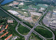 Luftbild Gewerbegebiet "Airport Businesspark Köln"