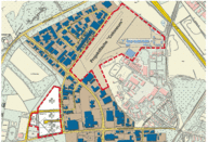 Plan Gewerbegebiet Köln-Butzweiler