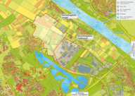 Plan Gewerbegebiet Feldkassel/Langel