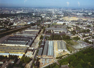 Luftbild Gewerbegebiet Technologie- und Industriepark Kalk-Süd