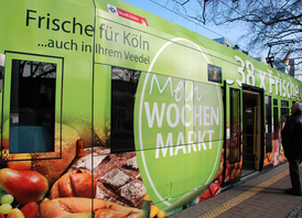 Frische für Köln, Wochenmärkte/KVB (© Stadt Köln, Malzkorn)