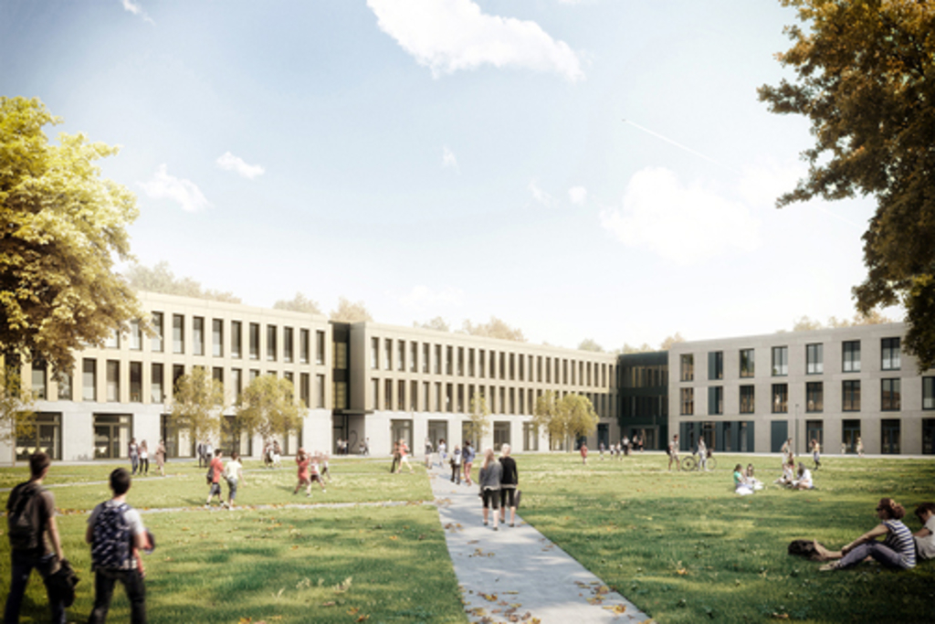 Willy-Brandt-Gesamtschule, Planungsskizze