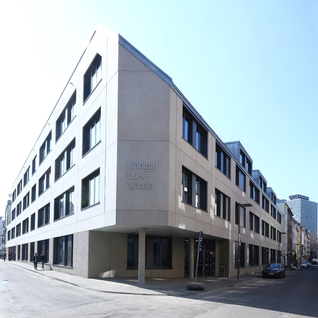 Königin-Luise-Schule, Erweiterungsbau an der Palmstraße Ecke Alte Wallgasse