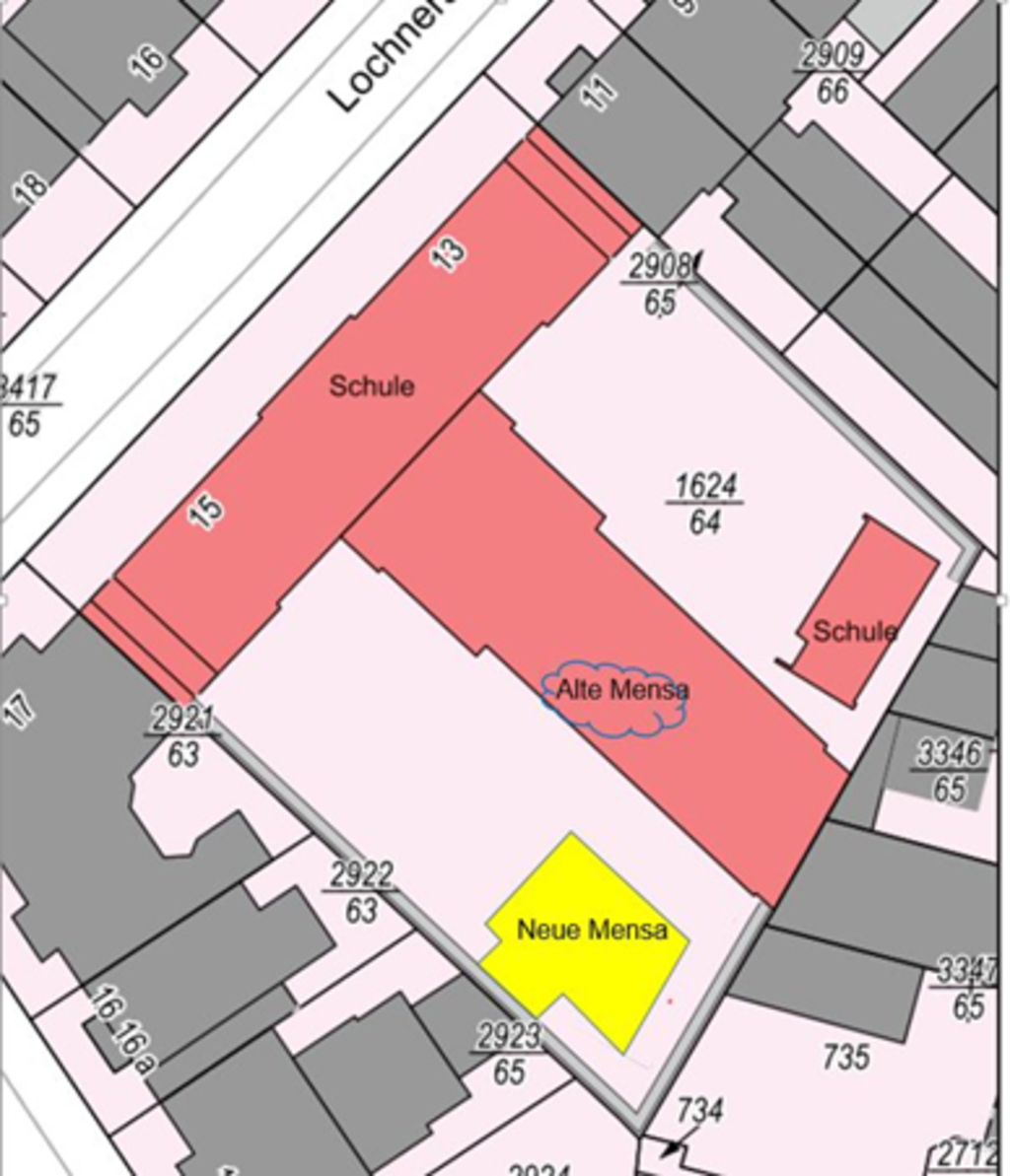 Auszug Liegenschaftskarte