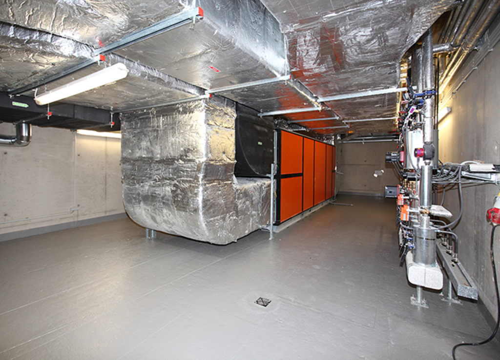 Diese Lüftungsanlage sorgt nach Passivhausstandard für den Luftaustausch und kann zudem kühlen.    