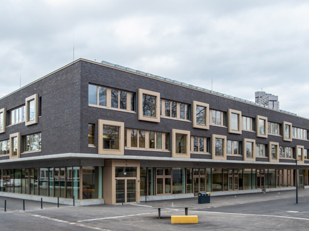 Außenansicht des Erweiterungsbaus 