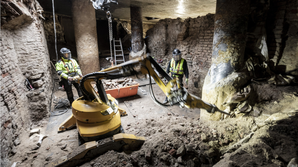 Staubsauger im Einsatz