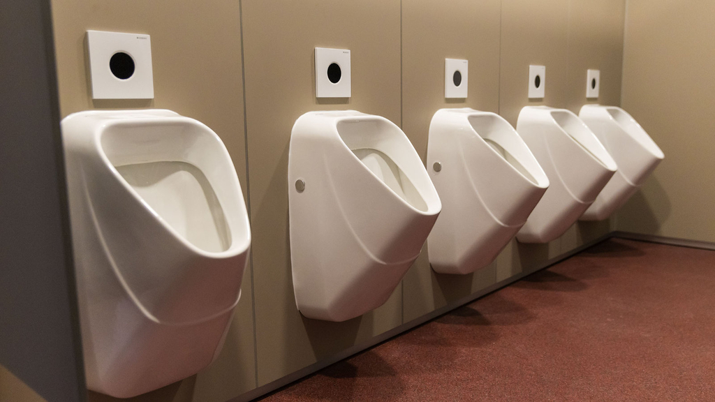 Urinale der modularen Toilettenanlage