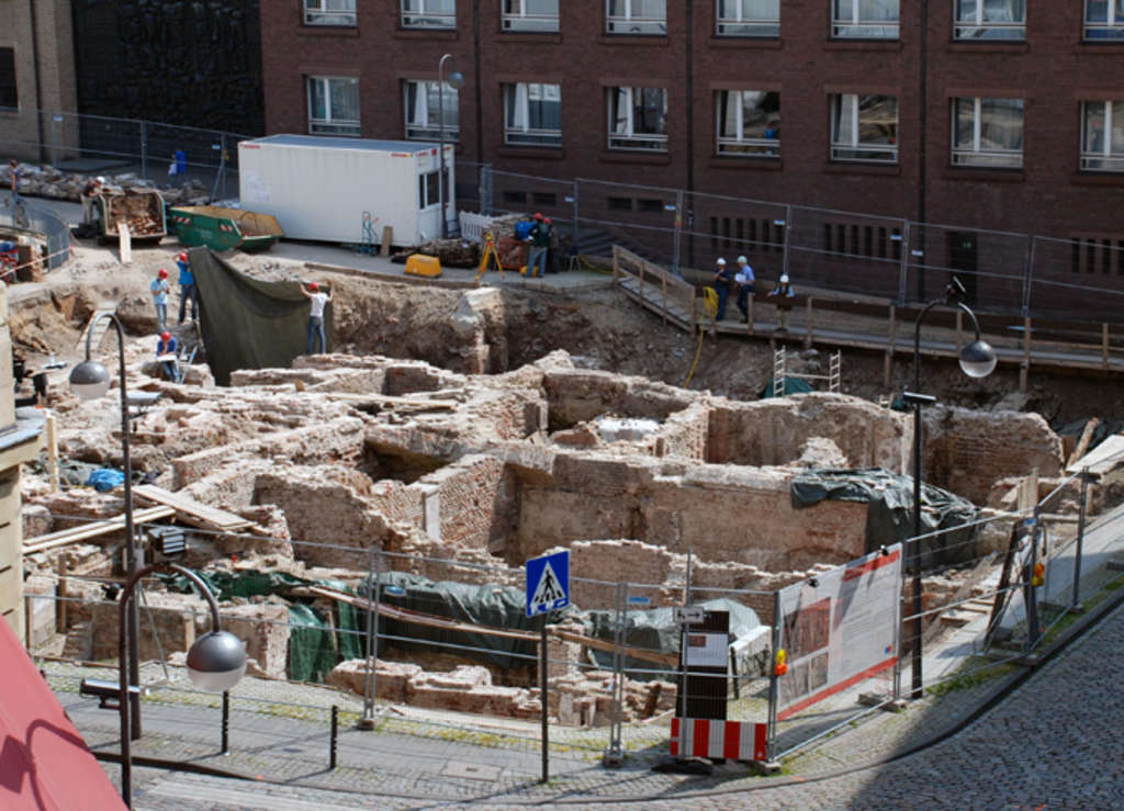 Archäologische Zone in Altstadt/Nord