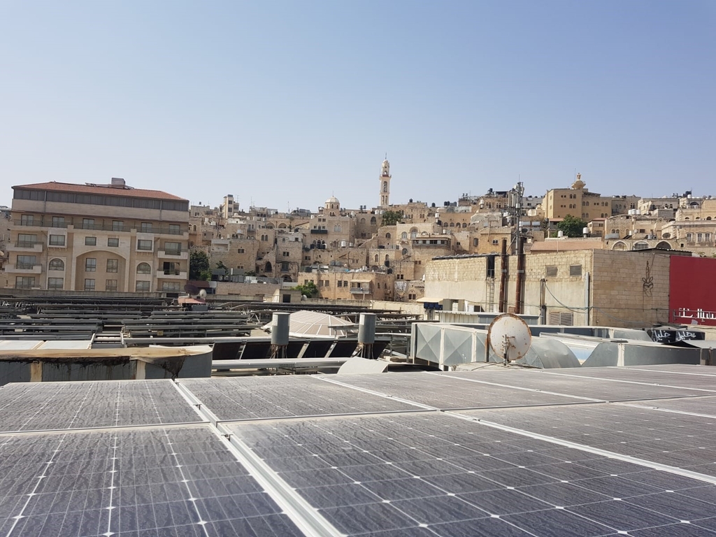 Bethlehem Solaranlage Stadtbeleuchtung _c _stk