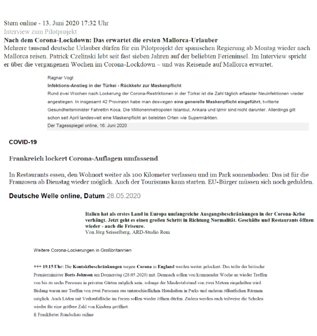 Corona Lockerungen Presse Stadt Köln