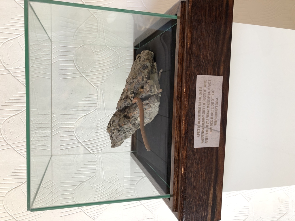 Stein aus Dnipro Nahaufnahme