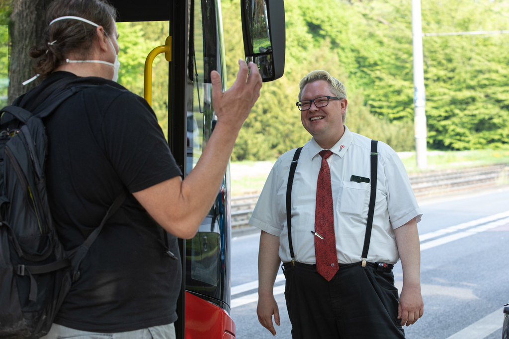 Der Busfahrer der KVB