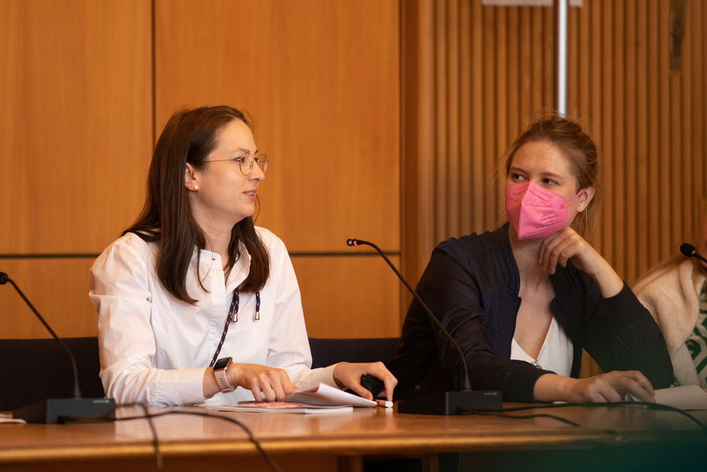 Teilnehmende beim Gespräch mit Bürgermeister Dr. Heinen 