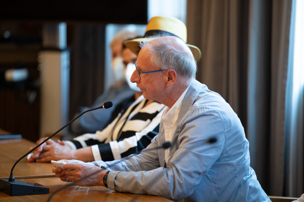 Teilnehmende beim Gespräch mit Bürgermeister Dr. Heinen 