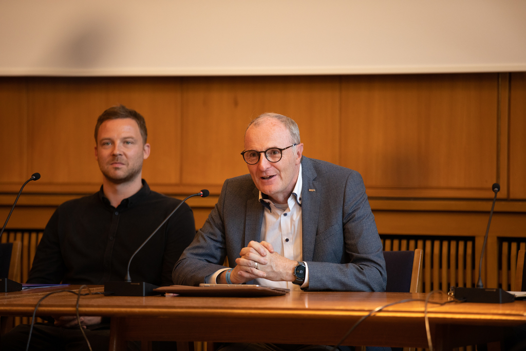 Europa-Hopping Gespräch im Rathaus