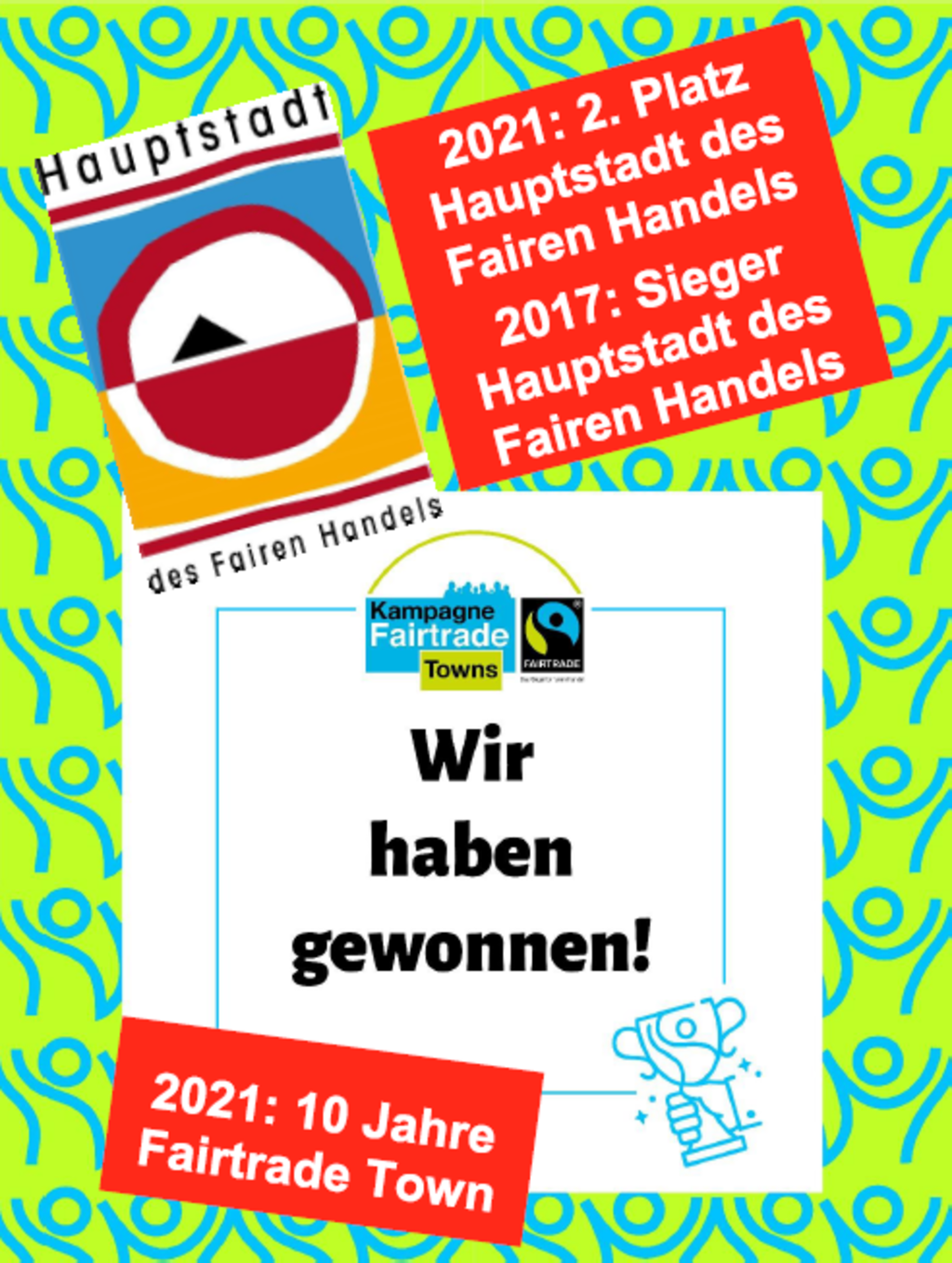 Logo 10 Jahre Fairtrade Town Köln