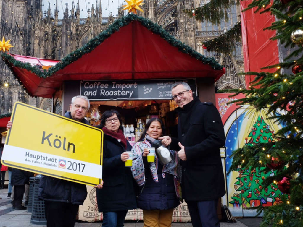 Fair Trade auf dem Kölner Weihnachtsmarkt