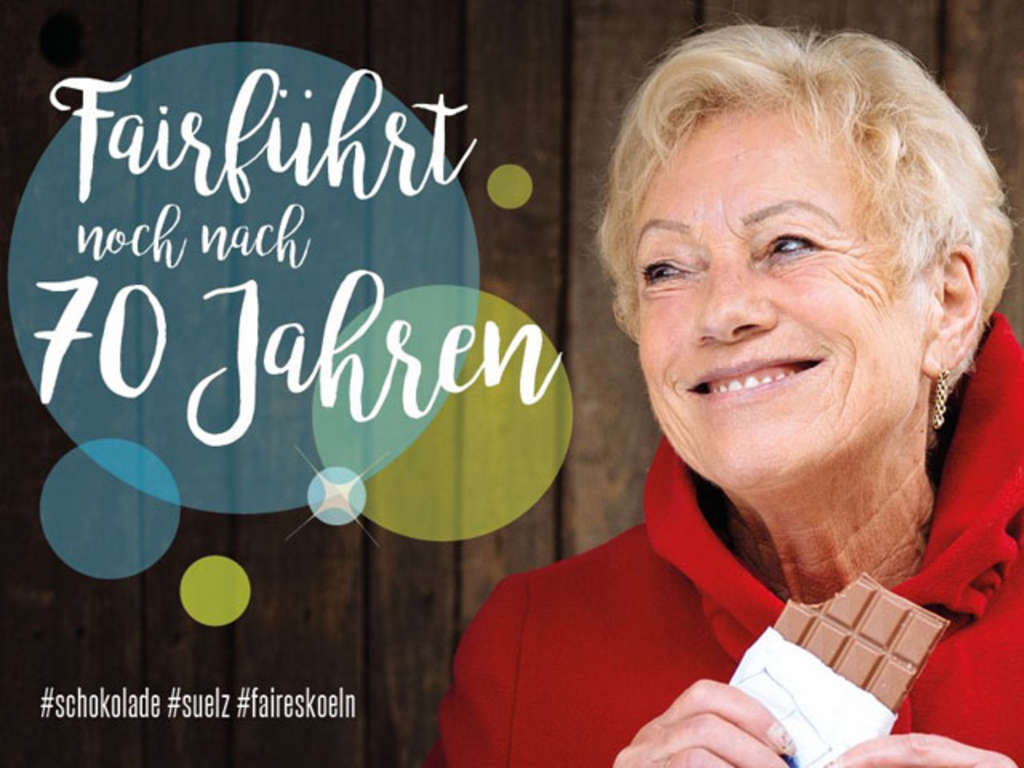 faires Köln Logo Schokolade