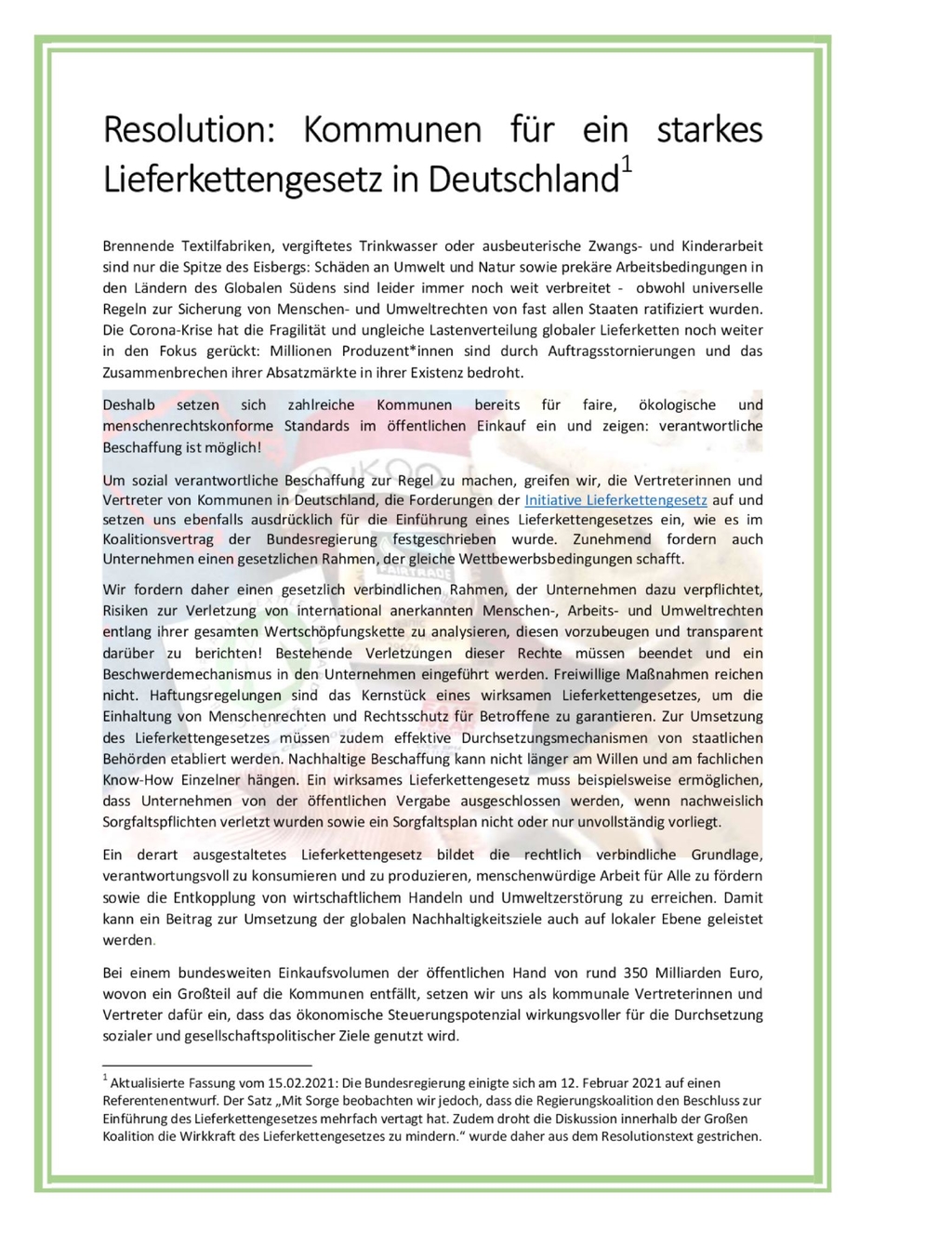 Resolution Lieferkettengesetz Seite 1 _c _stadt Köln