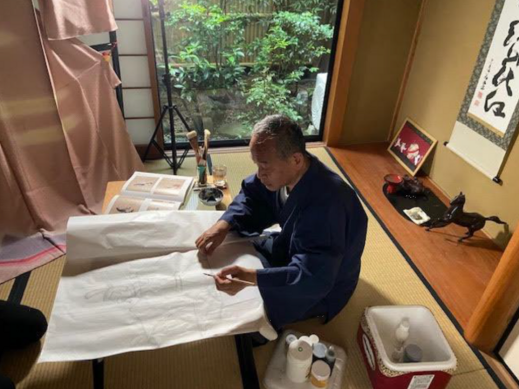 Kyo Yuzen Kimono Ausstellung