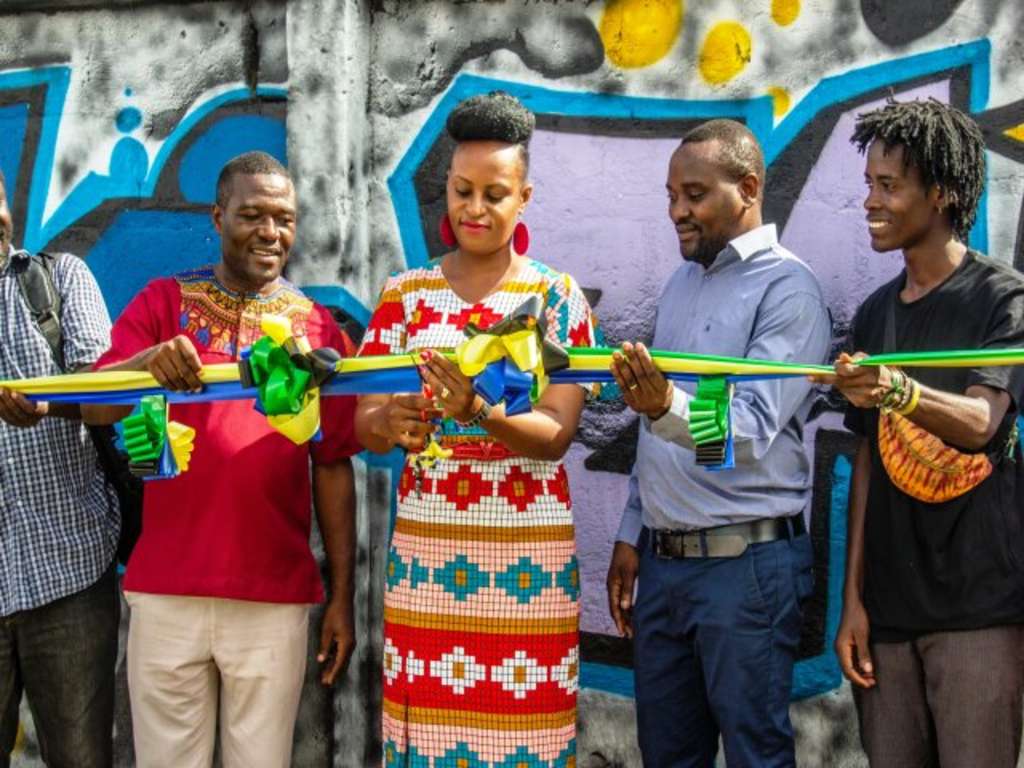 Einweihung Wandgemälde