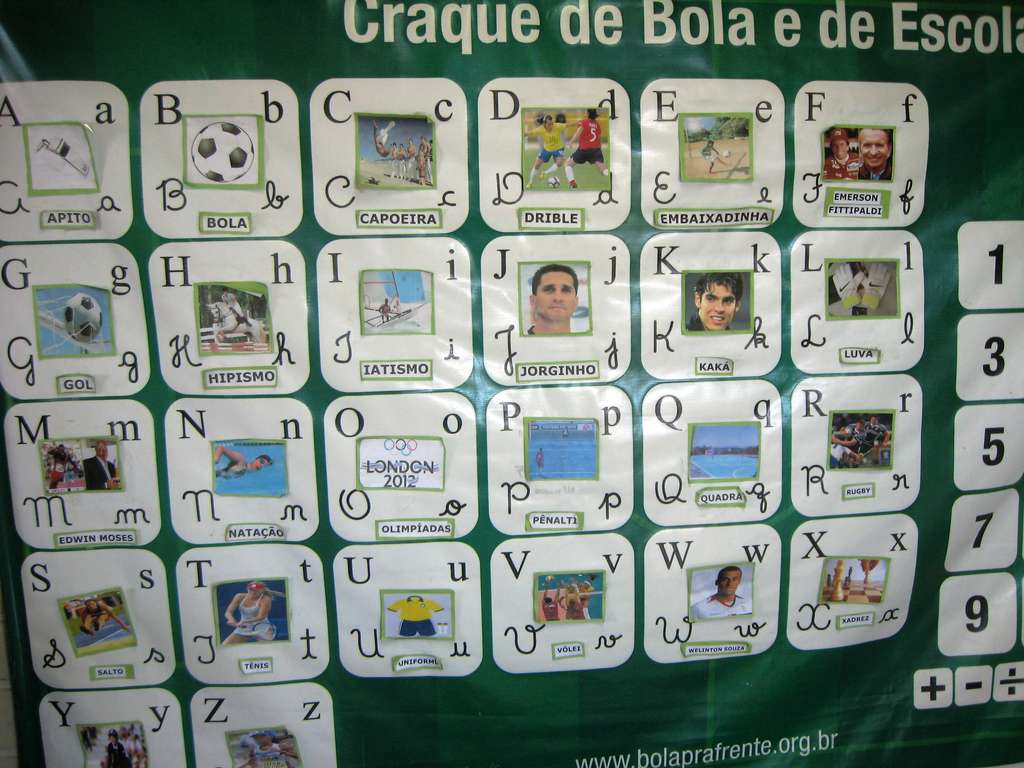 Bola pra Frente: Das ABC einmal anders 