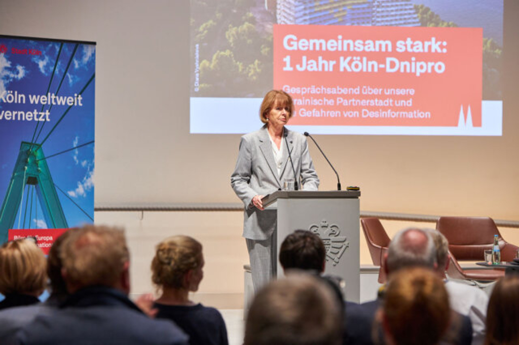 Veranstaltung 1 Jahr Städtepartnerschaft Köln / Dnipro