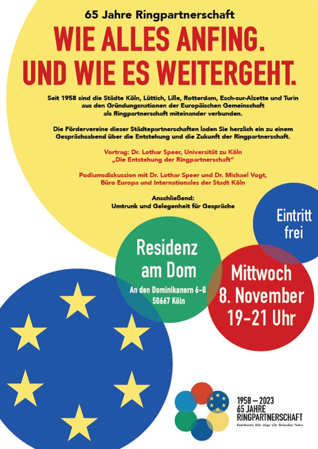 65 Jahre Rp Plakat Vortragsveranstaltung 11.23. _c _gerd Kaspar