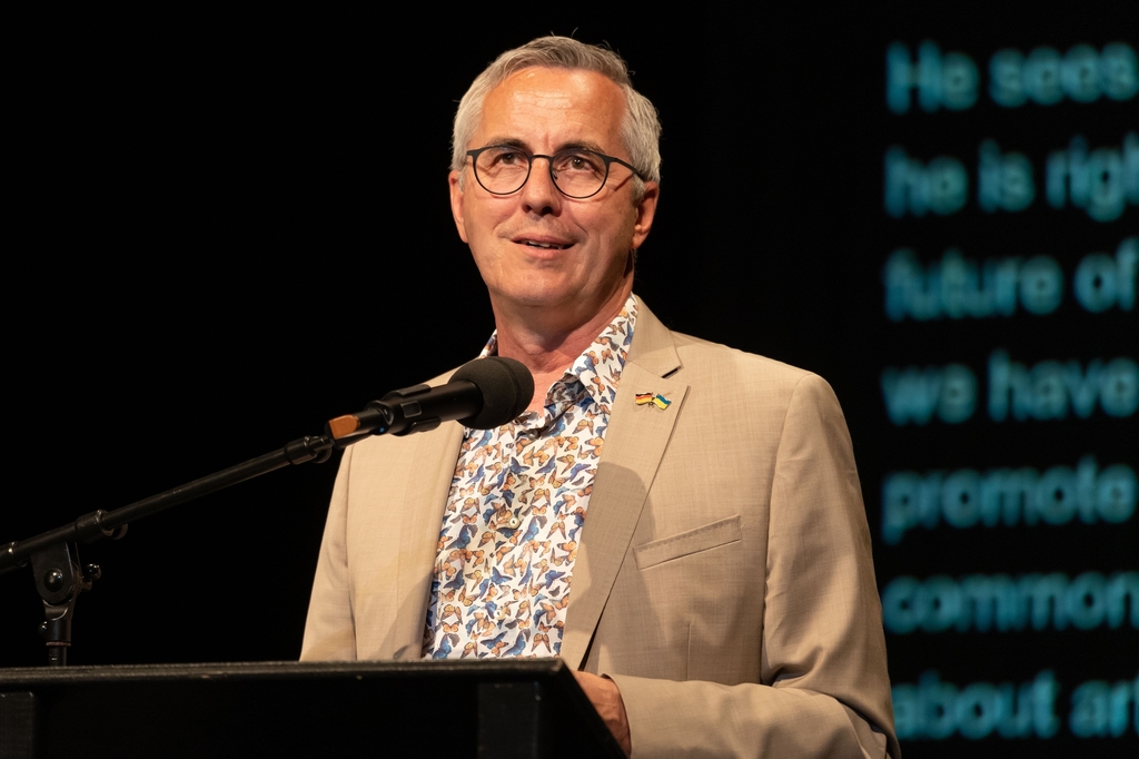 African Futures Bürgermeister Wolter am Rednerpult