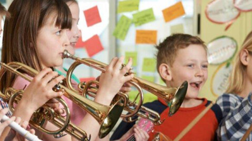 Kinder musizieren, Link auf Nikolauskonzert der Grundstufengruppen - Stadt Köln